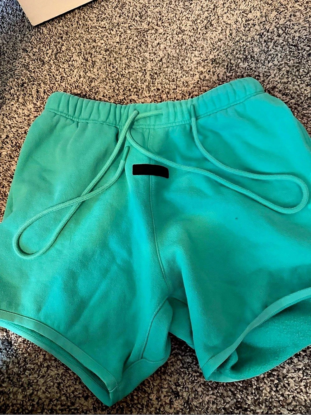 Fear of God Essentials shorts Green Athletic Shorts